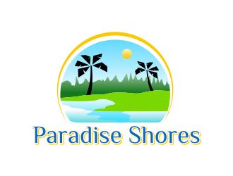 Paradise Shores logo design by hitman47
