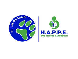 H.A.P.P.E. Dog Rescue & Adoption logo design by BeDesign