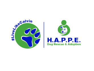 H.A.P.P.E. Dog Rescue & Adoption logo design by BeDesign