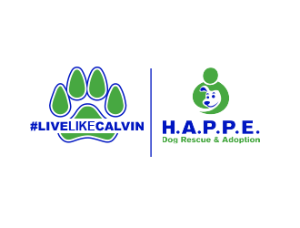 H.A.P.P.E. Dog Rescue & Adoption logo design by BeDesign