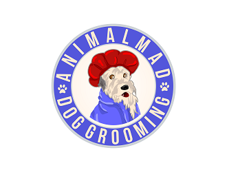 AnimalMad Dog Grooming logo design by Republik
