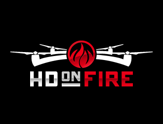 HD ON FIRE logo design by akilis13
