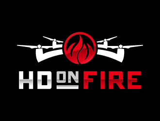 HD ON FIRE logo design by akilis13