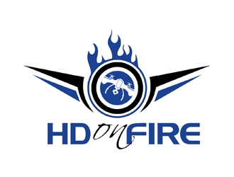 HD ON FIRE logo design by creativemind01