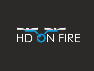HD ON FIRE logo design by serprimero
