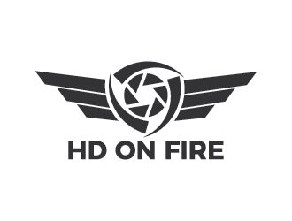HD ON FIRE logo design by mhala