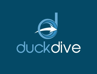 duckdive logo design by dondeekenz