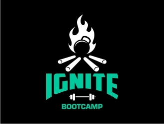 Ignite Bootcamp logo design by wongndeso