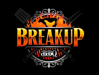 BREAKUP BBQ logo design by daywalker