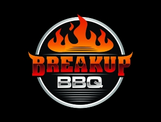 BREAKUP BBQ logo design by Ghozi