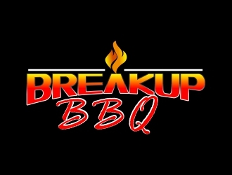 BREAKUP BBQ logo design by mckris