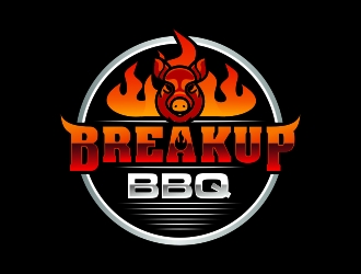 BREAKUP BBQ logo design by Ghozi