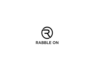 Rabble On logo design by rief