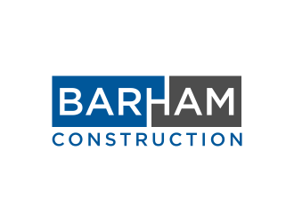 Barham construction logo design by L E V A R