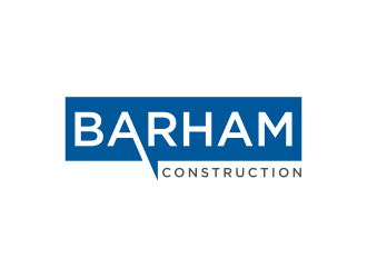 Barham construction logo design by L E V A R
