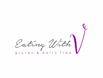 Eating With V logo design by ammad