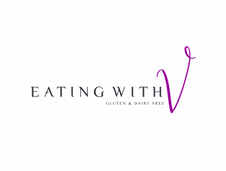 Eating With V logo design by ammad