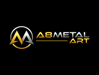 A8 Metal Art logo design by BrightARTS