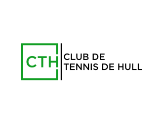 Club de tennis de Hull (CTH) logo design by dewipadi