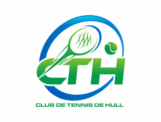 Club de tennis de Hull (CTH) logo design by hidro