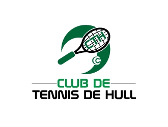 Club de tennis de Hull (CTH) logo design by uttam