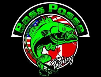 Bass Posse Fishing logo design by uttam