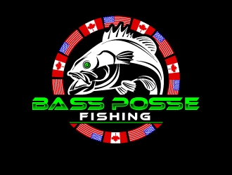 Bass Posse Fishing logo design by uttam