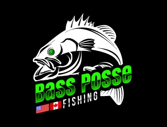 Bass Posse Fishing logo design by uttam