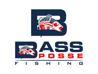 Bass Posse Fishing logo design by yurie