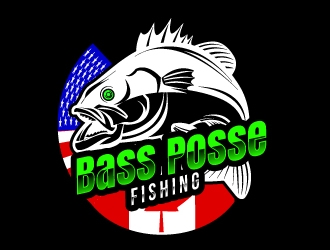 Bass Posse Fishing logo design by uttam
