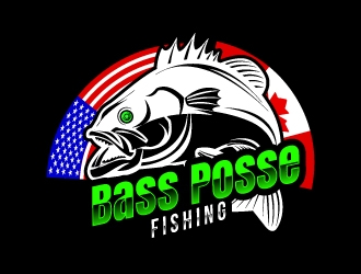 Bass Posse Fishing logo design by uttam
