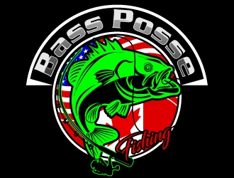 Bass Posse Fishing logo design by uttam