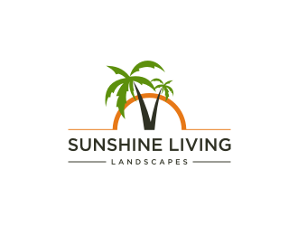 Sunshine Living Landscapes logo design by enilno