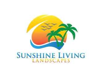 Sunshine Living Landscapes logo design by dhika