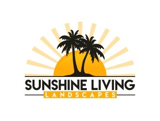 Sunshine Living Landscapes logo design by nexgen