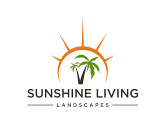 Sunshine Living Landscapes logo design by enilno