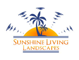 Sunshine Living Landscapes logo design by done