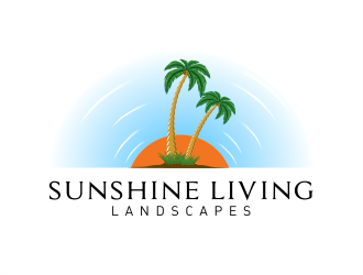 Sunshine Living Landscapes logo design by MagnetDesign