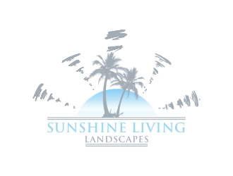 Sunshine Living Landscapes logo design by goblin