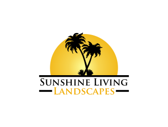 Sunshine Living Landscapes logo design by Kruger