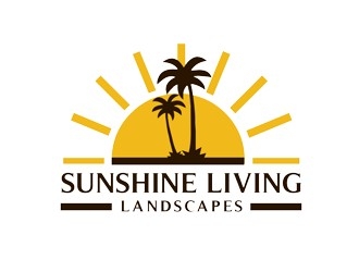 Sunshine Living Landscapes logo design by bougalla005