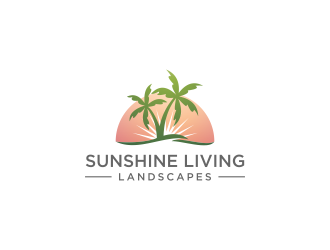 Sunshine Living Landscapes logo design by kaylee