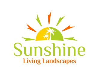 Sunshine Living Landscapes logo design by cikiyunn
