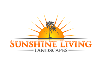Sunshine Living Landscapes logo design by qqdesigns