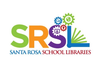 Santa Rosa School Libraries logo design by moomoo