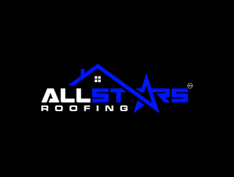 AllStars Roofing WA logo design by .:payz™