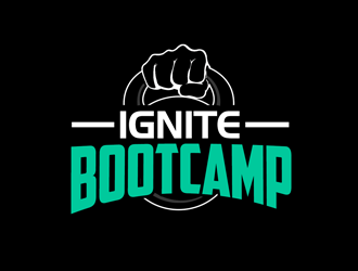 Ignite Bootcamp logo design by kunejo