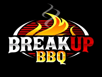 BREAKUP BBQ logo design by Dddirt