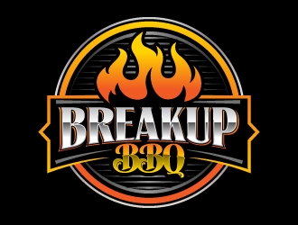 BREAKUP BBQ logo design by jaize