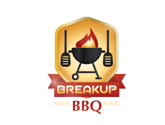 BREAKUP BBQ logo design by bismillah